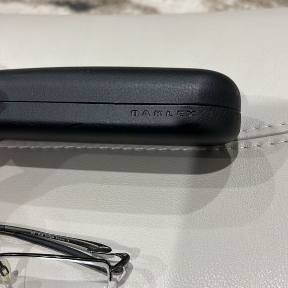 Oakley Lizard OX5113-0254 Pewter Brown Half Rim Eyeglasses Frames 54-18 135 - Picture 5 of 6